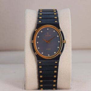Concord La Costa Vintage Circa 1970s, Black Dial - Gold Plated & Steel
